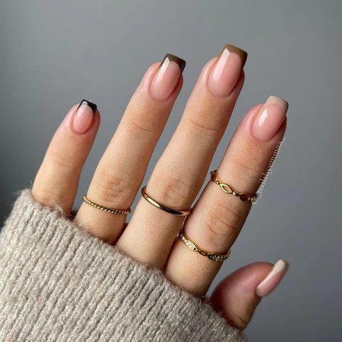 Nude Fall Nails