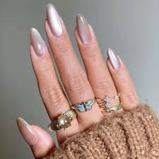 Glossy Neutral Nails