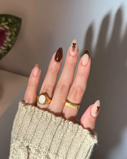 Beige Nails