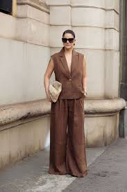 Matching Linen Vest with Trousers