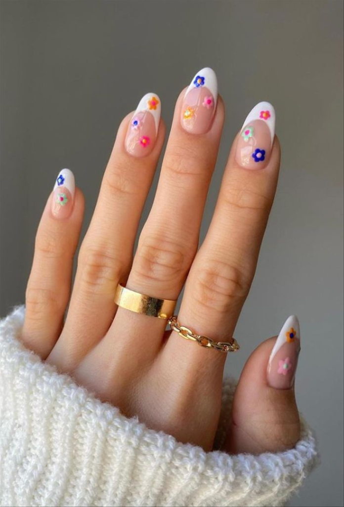  Floral Spring Break Nails 