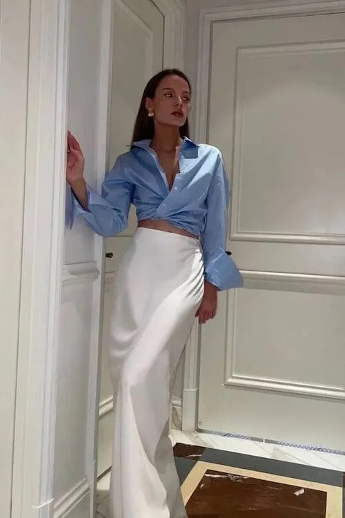 Light-Colored Blouse