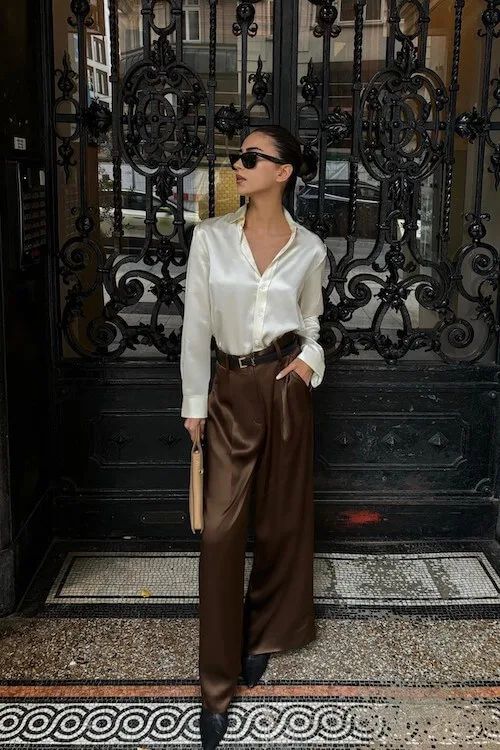 Chic Pants + Simple Top