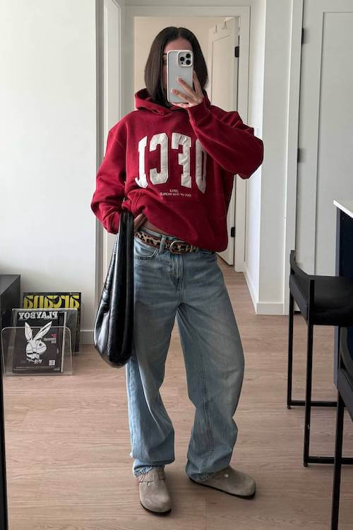 Hoodie with Baggy Jeans 
