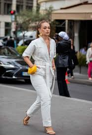 White Dress Minimal Look