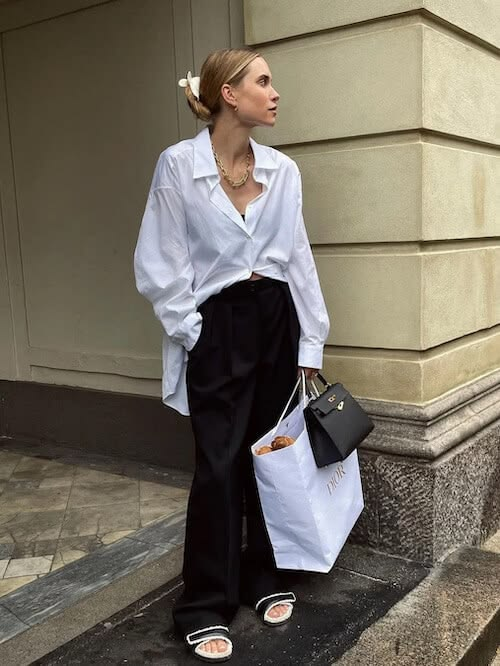Oversized Shirt Style