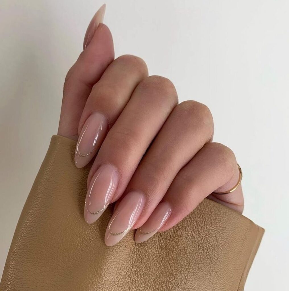 Nude Graduation Nails