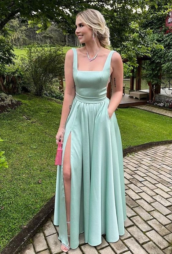  Satin Graduation Dresses