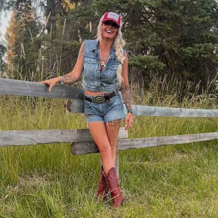 Denim Shorts + Western Belt