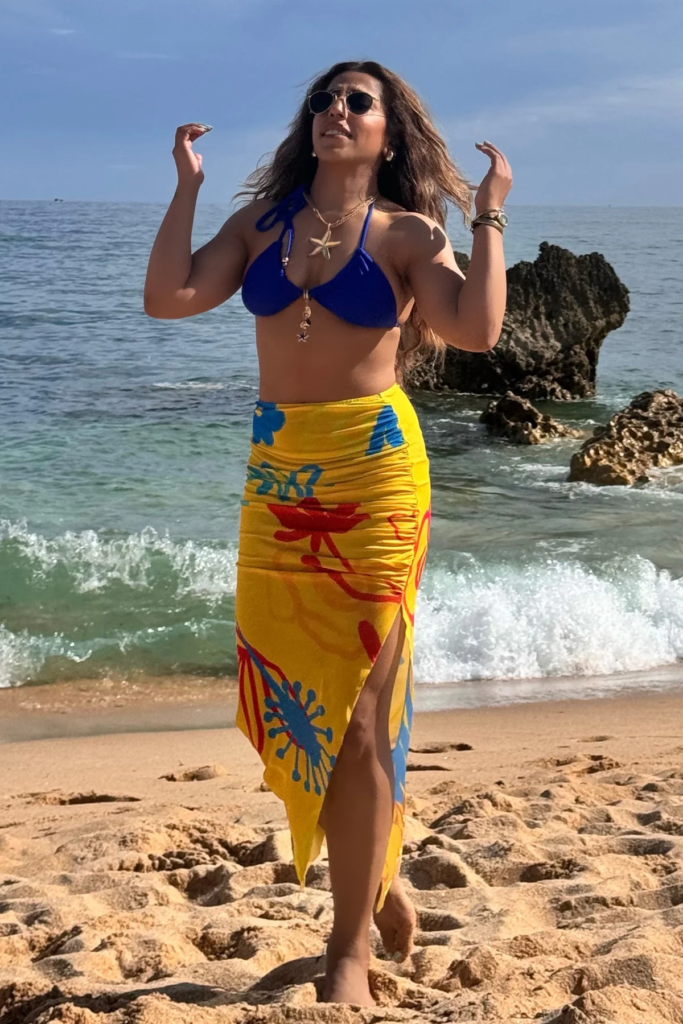  Swimsuit + Sarong Wrap