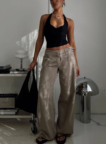Crop Top + Cargo Pants