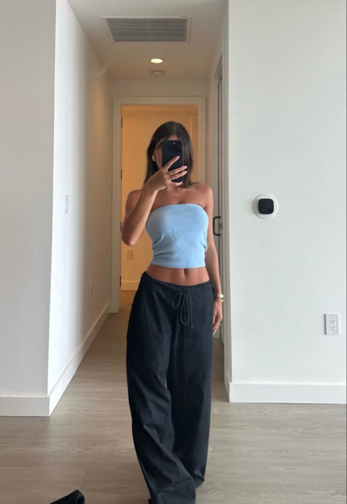 Tube Top + Parachute Pants