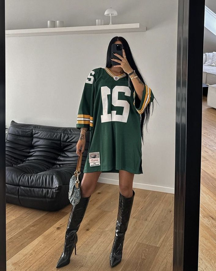 Oversized Jersey Dress