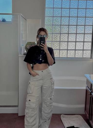 Crop Top and Cargo Pants
