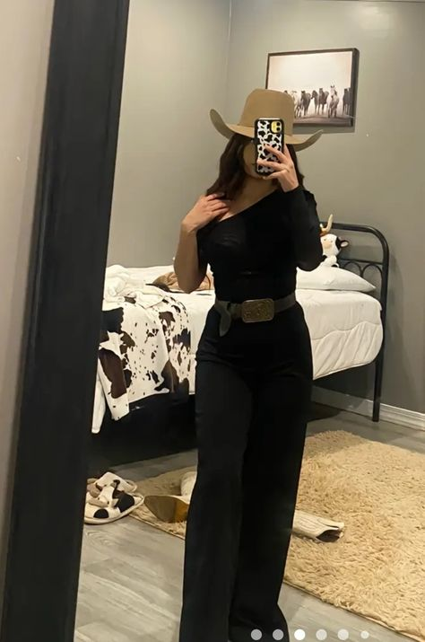 All-Black Western Outfit