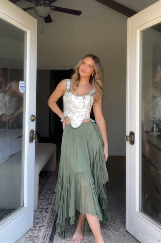 Corset and Maxi Skirt